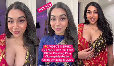 Indian Nri Influencer AKA Vishakha Giving Blowjob