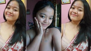 Indian Northeast Horny Busty Girl Nipples & Pussy Show